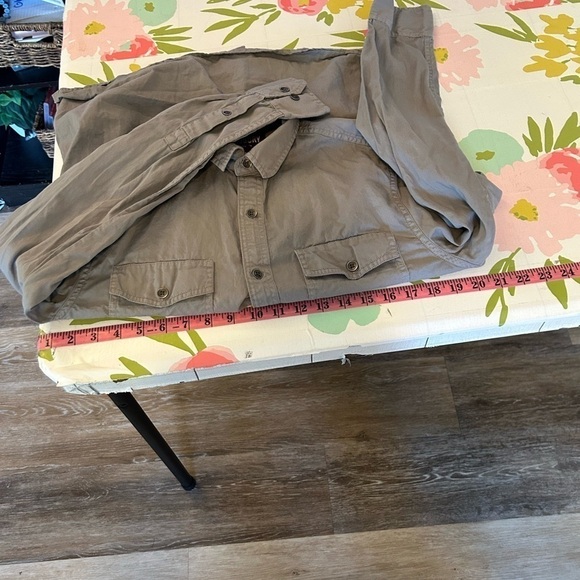 Alesbury Men's Long Sleeve button down slim fit medium grey shirt - Picture 6 of 10